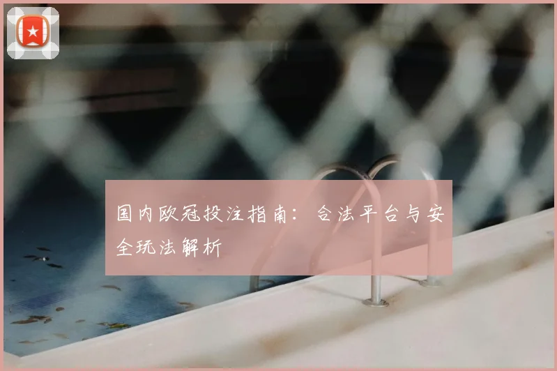 国内欧冠投注指南：合法平台与安全玩法解析